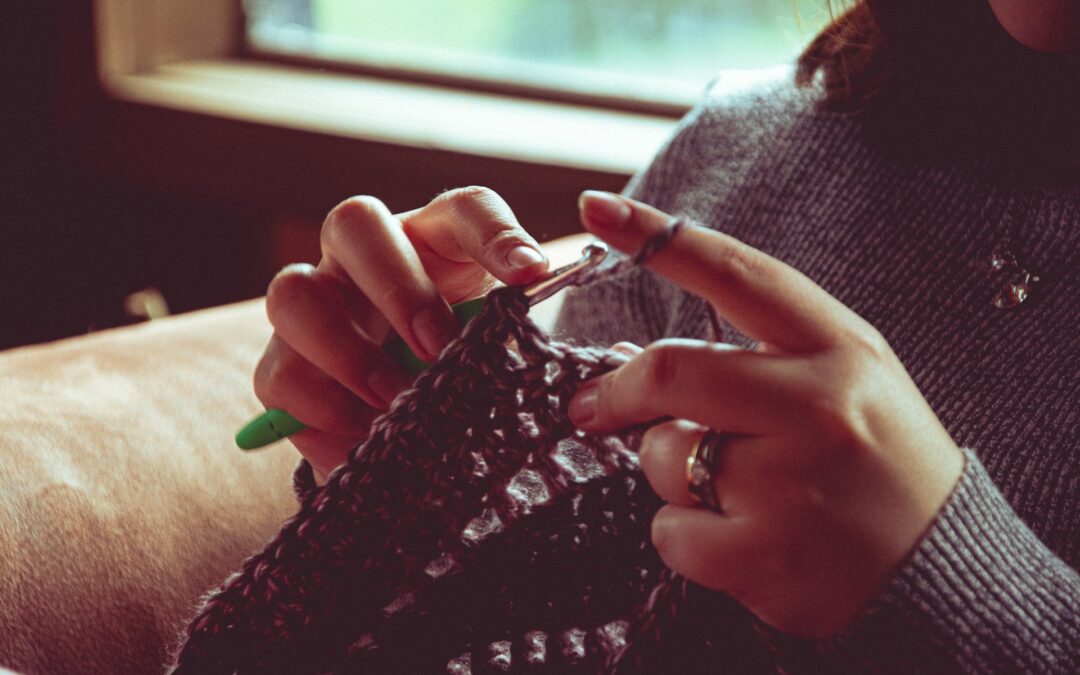 Tricoter un pull vert fluo