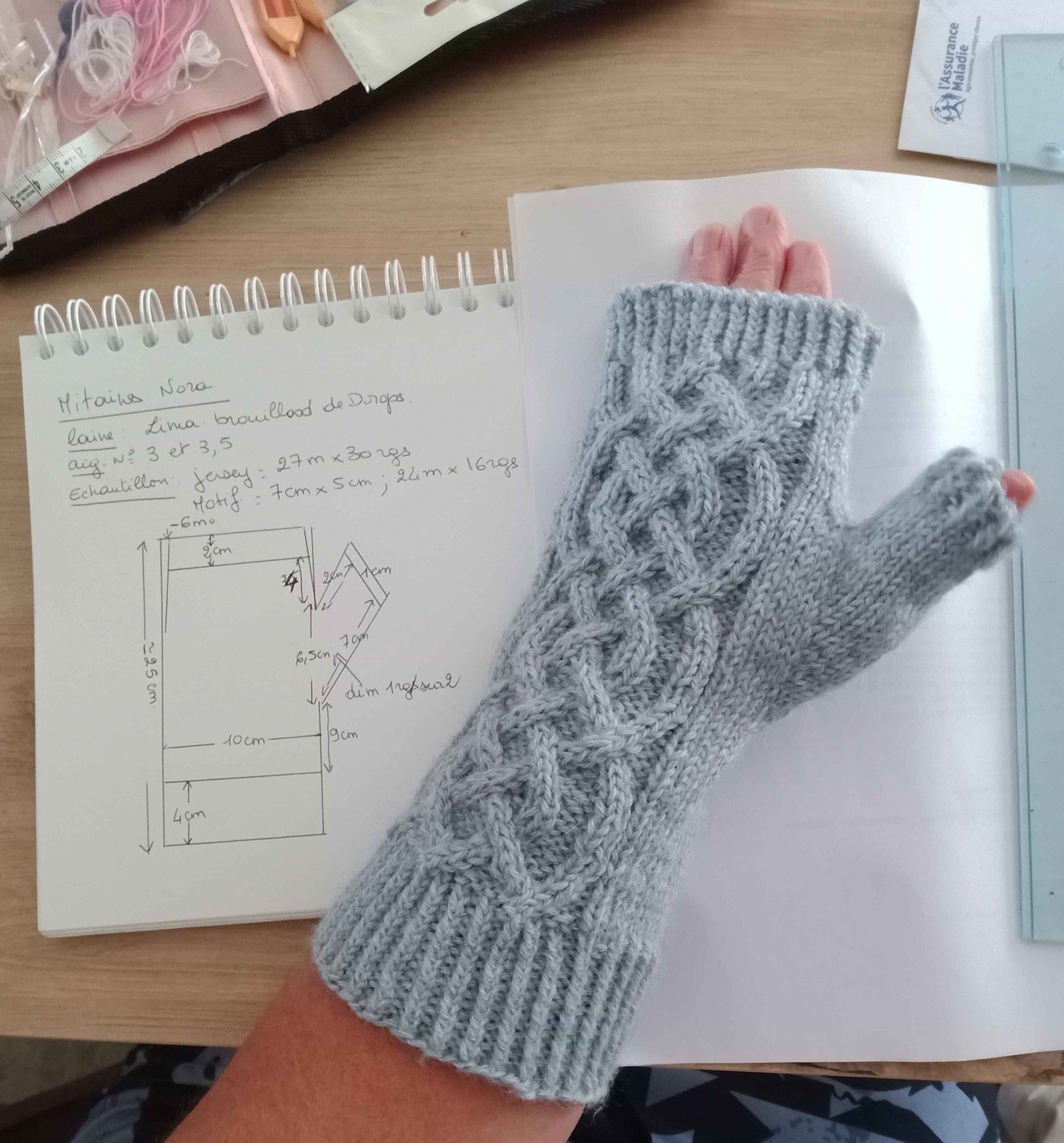 Patron tricot Mitaines Nora – Image 6